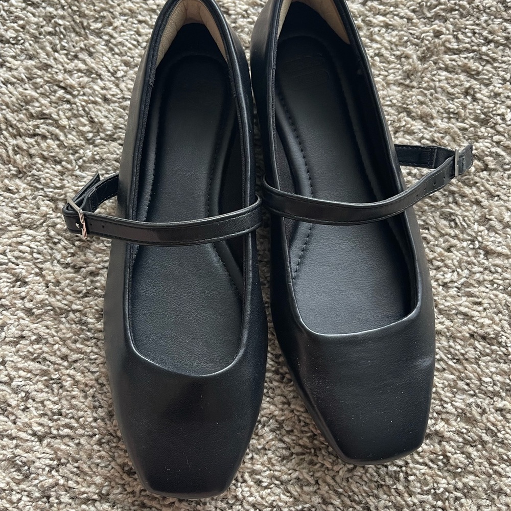 Women ASOS Design Wide Fit Ballet Flat, US size 7 (UK size 5)